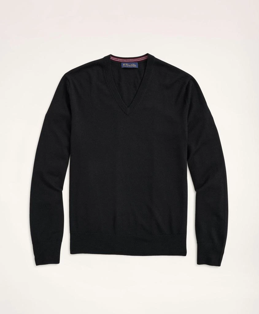 商品Brooks Brothers|Big & Tall Merino Wool V-Neck Sweater,价格¥496,第1张图片