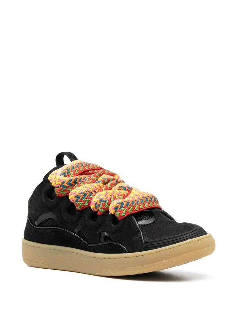 商品Lanvin|LANVIN WOMEN LEATHER CURB SNEAKERS,价格¥3665,第4张图片详细描述