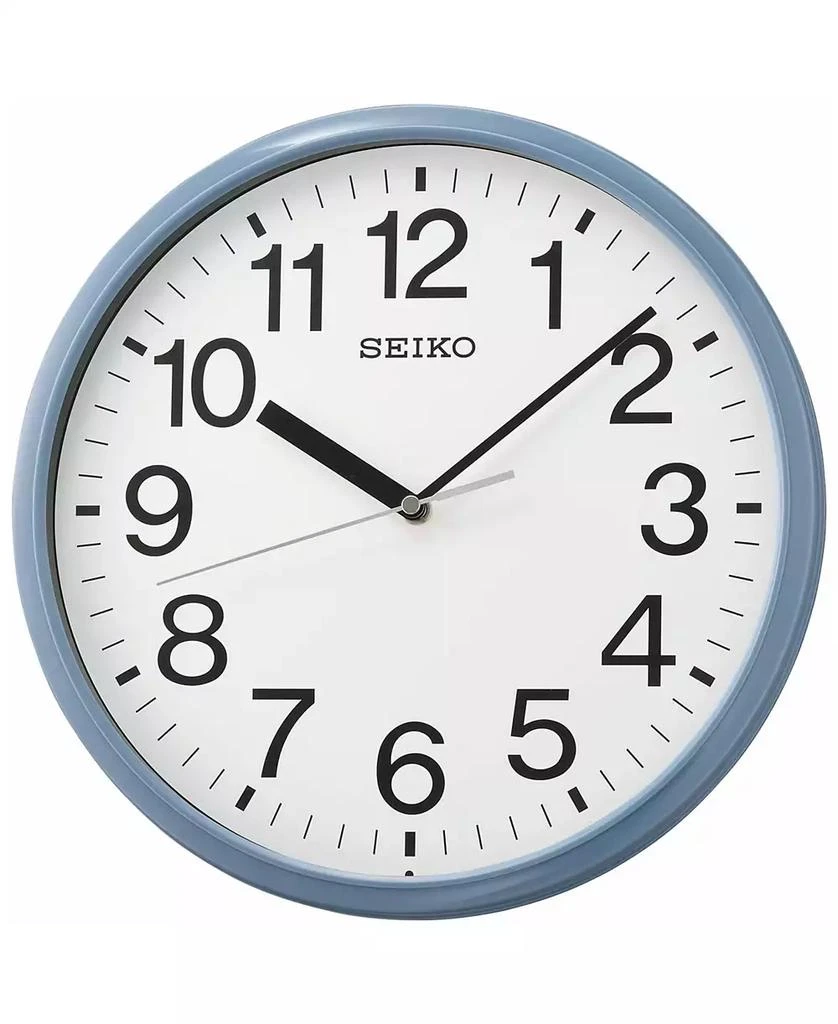 商品Seiko|Classic Light Blue Office Clock,价格¥242,第1张图片