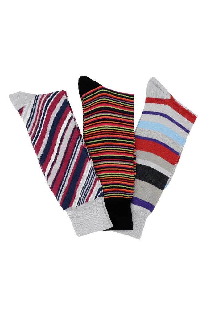 商品Lorenzo Uomo|Dress Crew Socks - Pack of 3,价格¥151,第1张图片