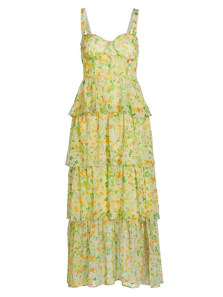商品ASTR|Midsummer Tiered Floral Maxi Dress,价格¥565,第1张图片
