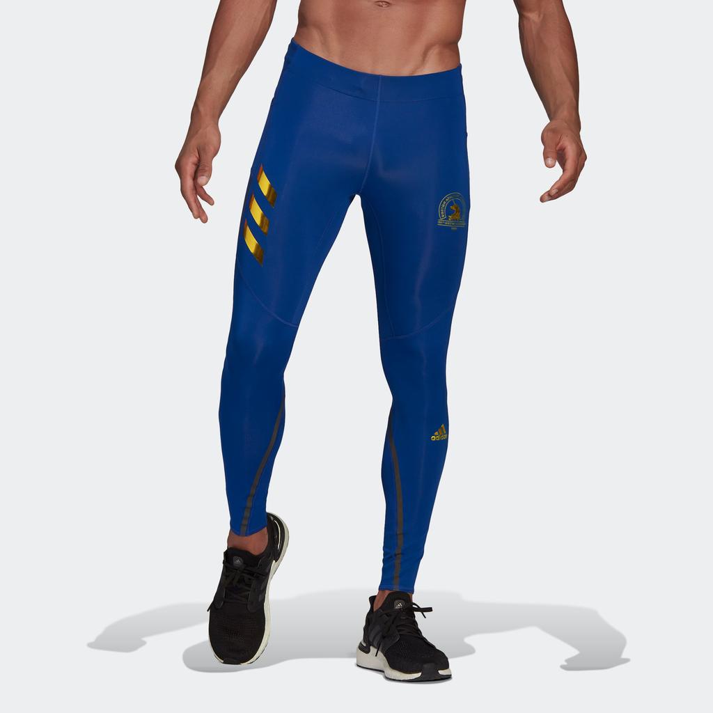 Men's adidas Boston Marathon Saturday Reflective Long Tights商品第1张图片规格展示