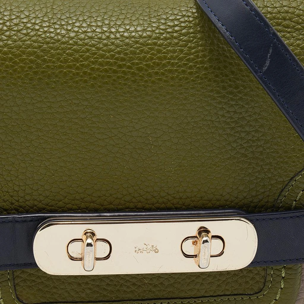 商品[二手商品] Coach|Coach Multicolor Leather Small Swagger Crossbody Flap Bag,价格¥821,第5张图片详细描述