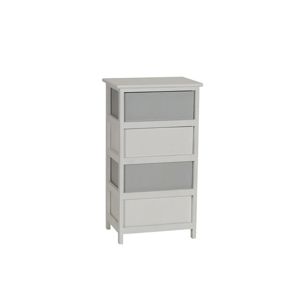 商品Household Essentials|Household Essential Seaside 4-Drawer Storage Side Table,价格¥2873,第5张图片详细描述