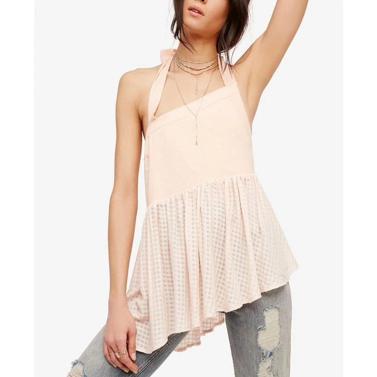 商品Free People|Just Can't Get Enough Cotton Halter Top,价格¥202,第1张图片