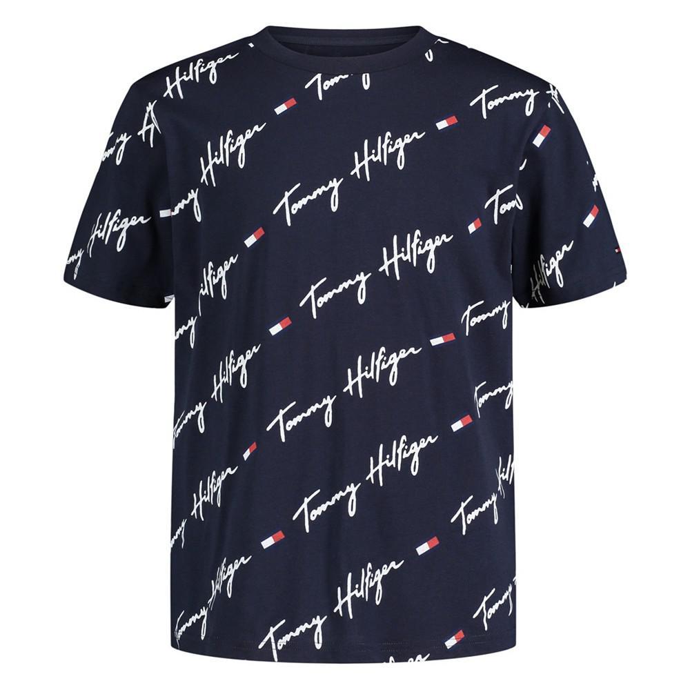 商品Tommy Hilfiger|Little Boys Script T-shirt,价格¥66,第1张图片