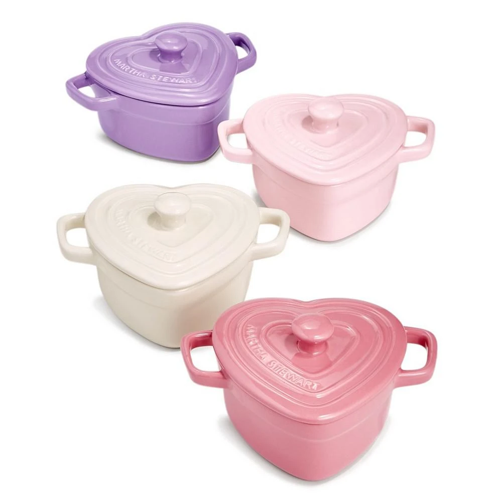 商品Martha Stewart|彩色心形器皿 4只,价格¥299,第1张图片