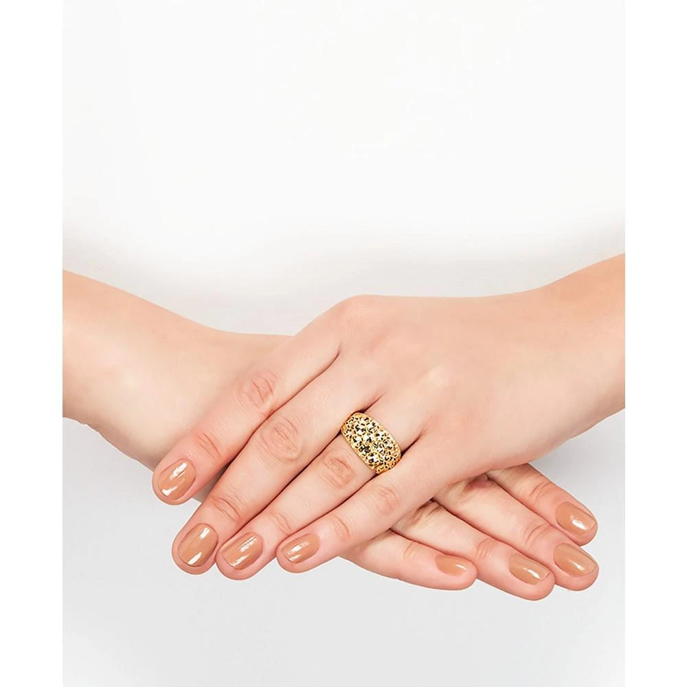 商品Effy|Effy Oro by EFFY® Bead-Design Wide-Band Statement Ring in 14k Gold,价格¥12673,第2张图片详细描述