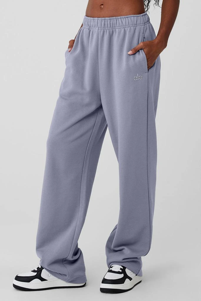 商品Alo|Accolade Straight Leg Sweatpant - Fog,价格¥879,第3张图片详细描述