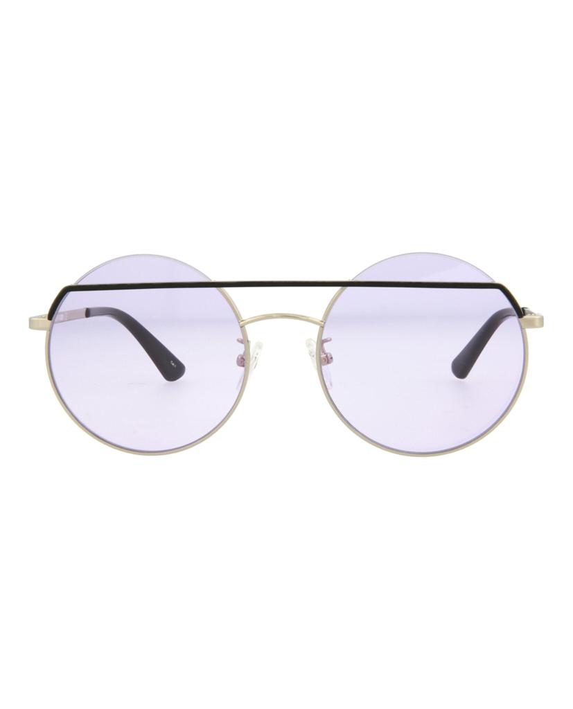 McQ Alexander McQueen Round-Frame Metal Sunglasses商品第1张图片规格展示