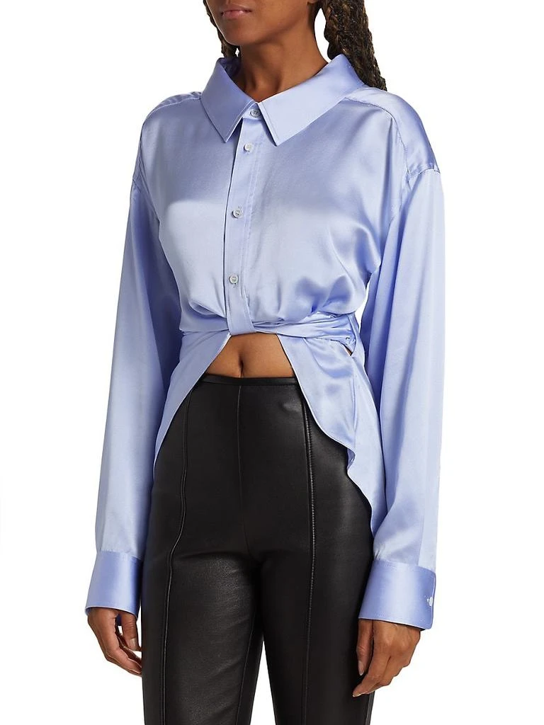 商品Alexander Wang|Satin Cinched Shirt,价格¥1186,第4张图片详细描述