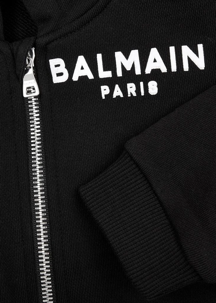 商品Balmain|KIDS Logo hooded cotton sweatshirt,价格¥1110,第2张图片详细描述