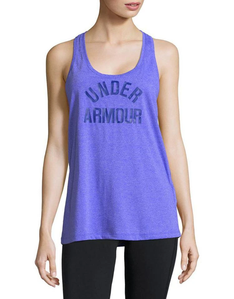 商品Under Armour|Threadborne Train Wordmark Twist Tank,价格¥249,第1张图片
