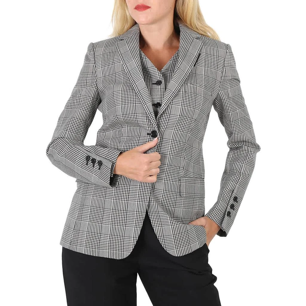 商品Burberry|Burberry Ladies Ornell Check Technical Tailored Blazer Jacket, Brand Size 4 (US Size 2),价格¥1801,第1张图片