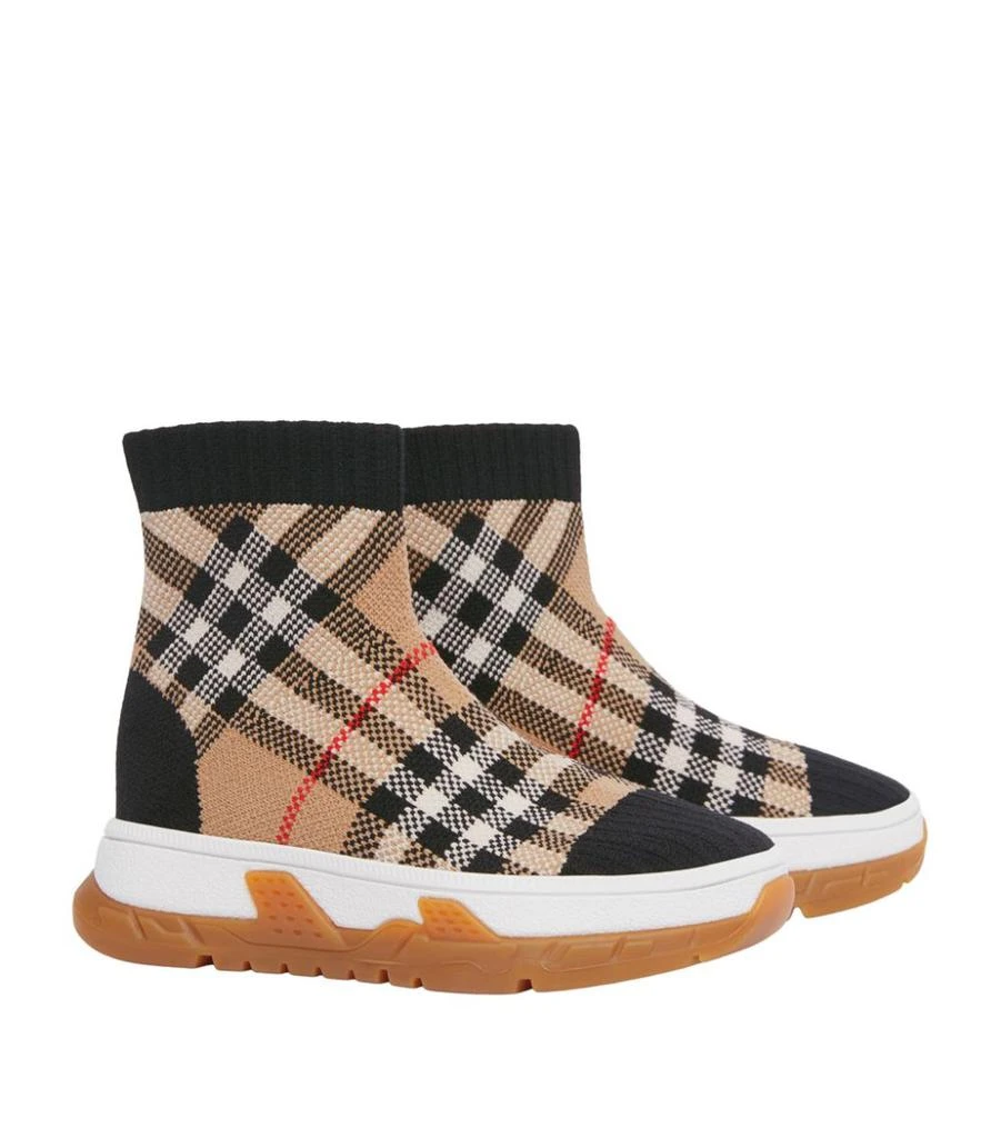 商品Burberry|Vintage Check Sock Sneakers,价格¥3070,第4张图片详细描述