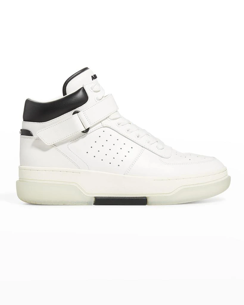 商品AMIRI|Men's Stadium Mid-Top Leather Sneakers,价格¥2609,第1张图片