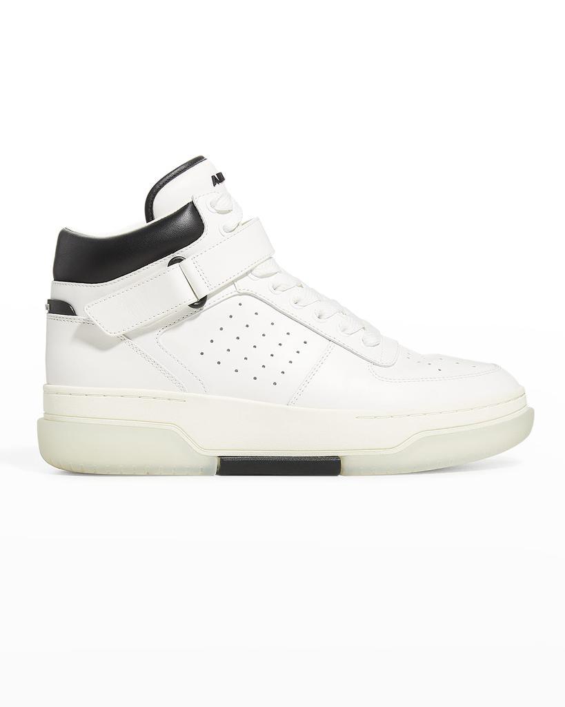 商品AMIRI|Men's Stadium Mid-Top Leather Sneakers,价格¥2452,第1张图片