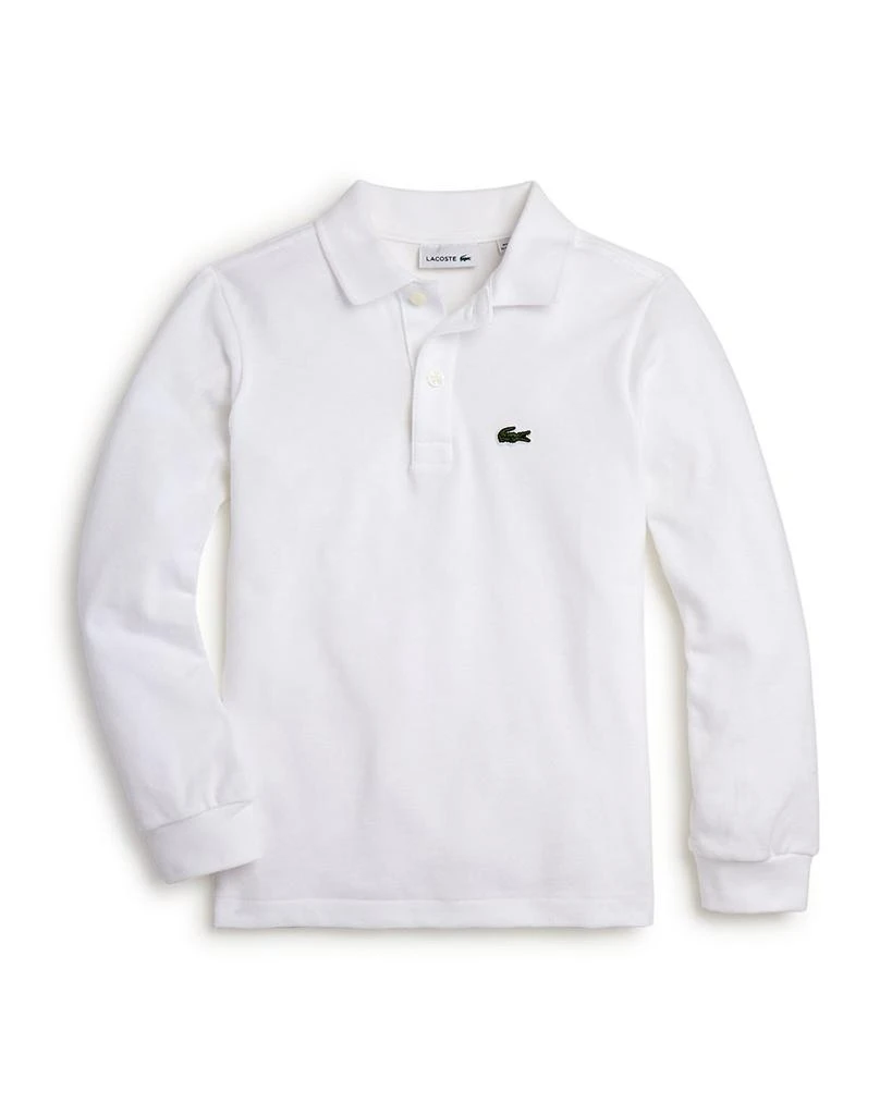 商品Lacoste|Boys' Classic Piqué Long-Sleeve Polo - Little Kid, Big Kid,价格¥521,第1张图片