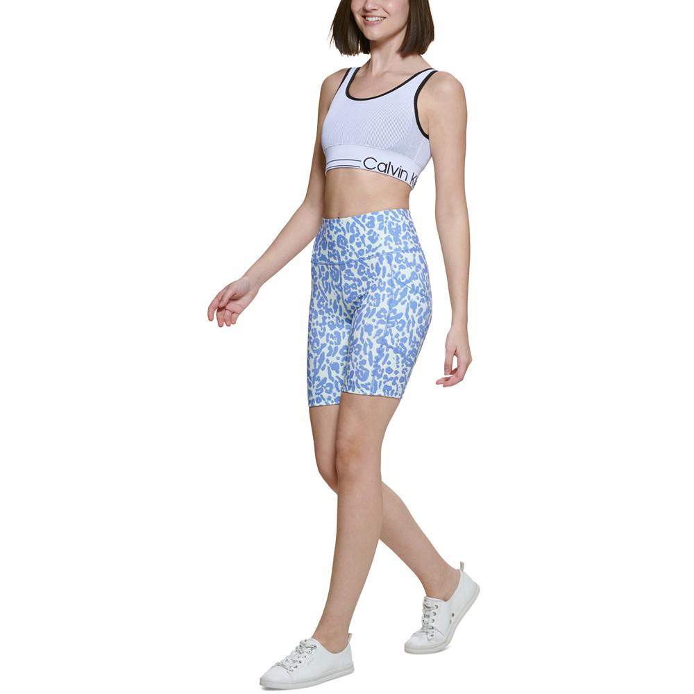 Women's Printed High-Waist Bike Shorts商品第4张图片规格展示