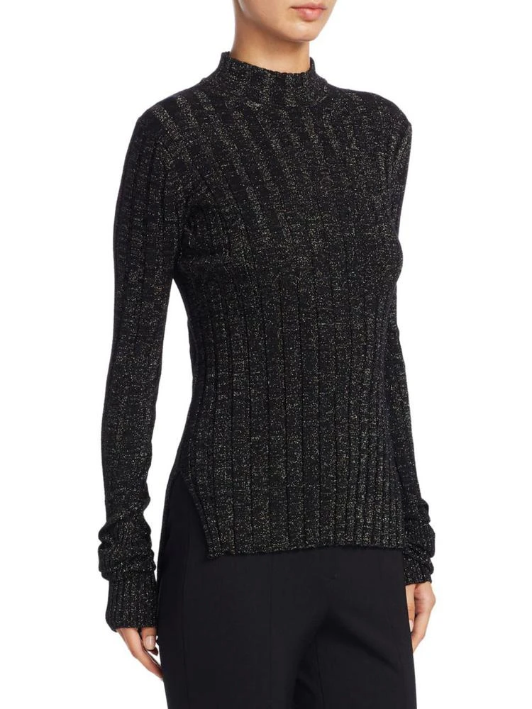 商品Theory|Wool Ribbed Top,价格¥701,第3张图片详细描述