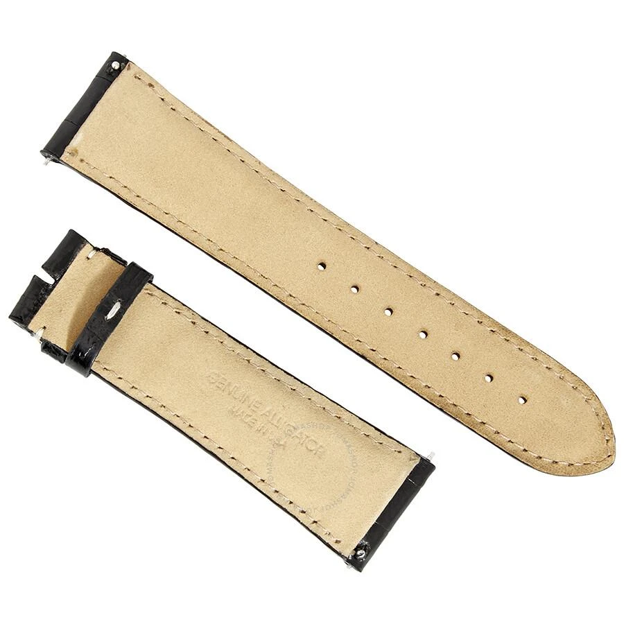 商品Hadley Roma|19 MM Shiny Black Alligator Leather Strap,价格¥587,第2张图片详细描述