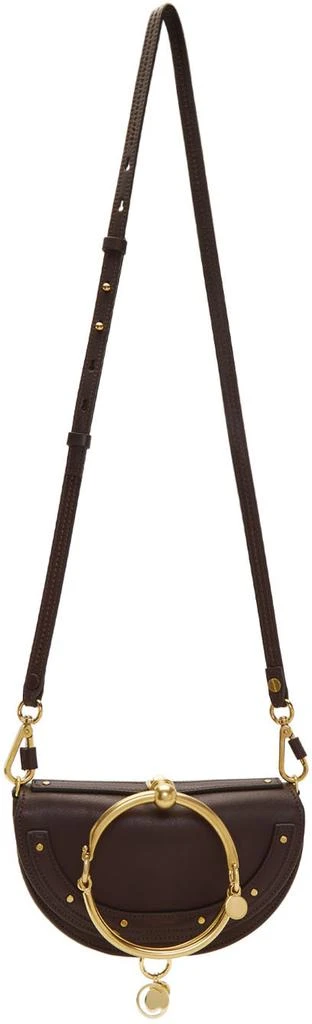 商品Chloé|Burgundy Nile Minaudière Bag,价格¥6874,第1张图片