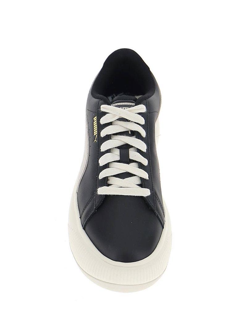 商品Puma|Black And White Leather Sneakers,价格¥507,第5张图片详细描述