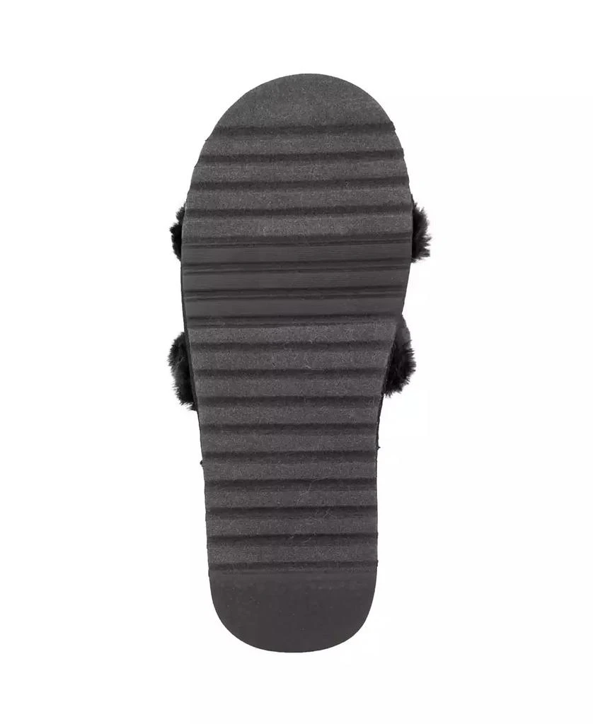 商品Juicy Couture|Women's Halo Faux Fur Slip-On Slippers,价格¥337,第5张图片详细描述