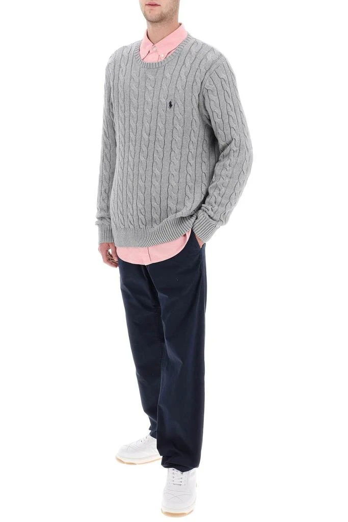 商品Ralph Lauren|Cotton pullover with braided details,价格¥908,第2张图片详细描述