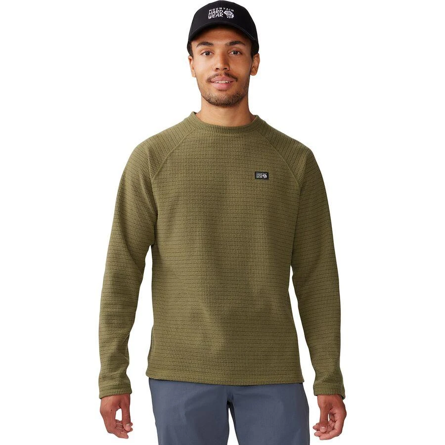 商品Mountain Hardwear|Summit Grid Long-Sleeve Crew - Men's,价格¥633,第1张图片