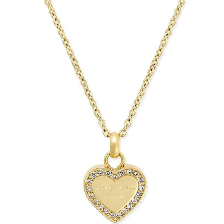 商品Michael Kors|水晶心形吊坠项链,价格¥375,第1张图片