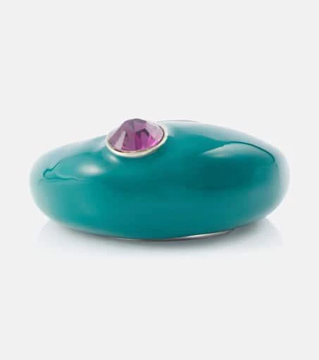 商品Dries Van Noten|Crystal-embellished enameled ring,价格¥1480,第1张图片