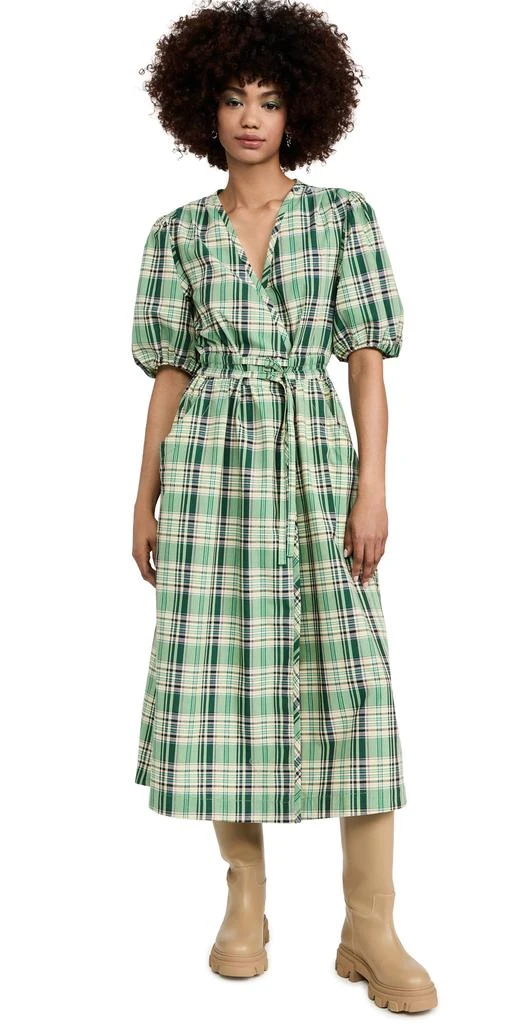 商品Derek Lam|Derek Lam 10 Crosby Tiana 系腰带裹身连衣裙,价格¥920,第1张图片