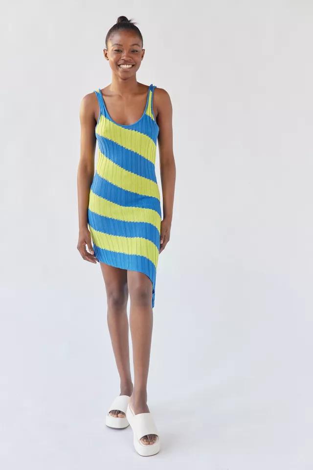 UO Topaz Knit Asymmetrical Mini Dress商品第1张图片规格展示