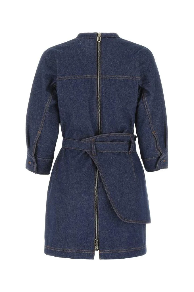 商品Fendi|Fendi Belted Crewneck Mini Dress,价格¥8549,第2张图片详细描述