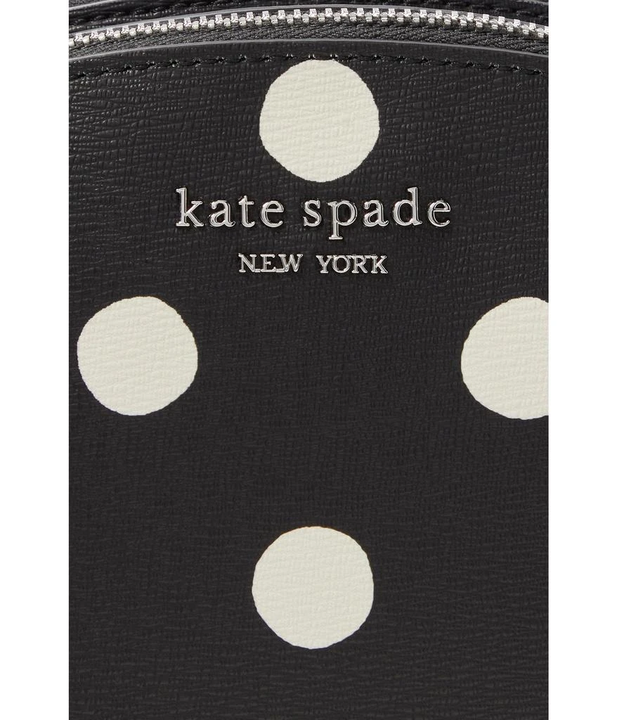 商品Kate Spade|Morgan Sunshine Dot Printed PVC Double Zip Dome Crossbody,价格¥865,第4张图片详细描述