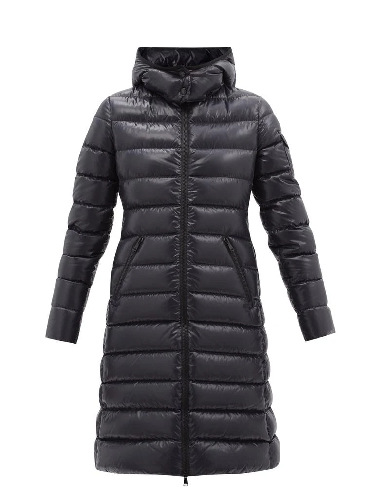 商品Moncler|Moka quilted-down hooded coat,价格¥10576,第1张图片
