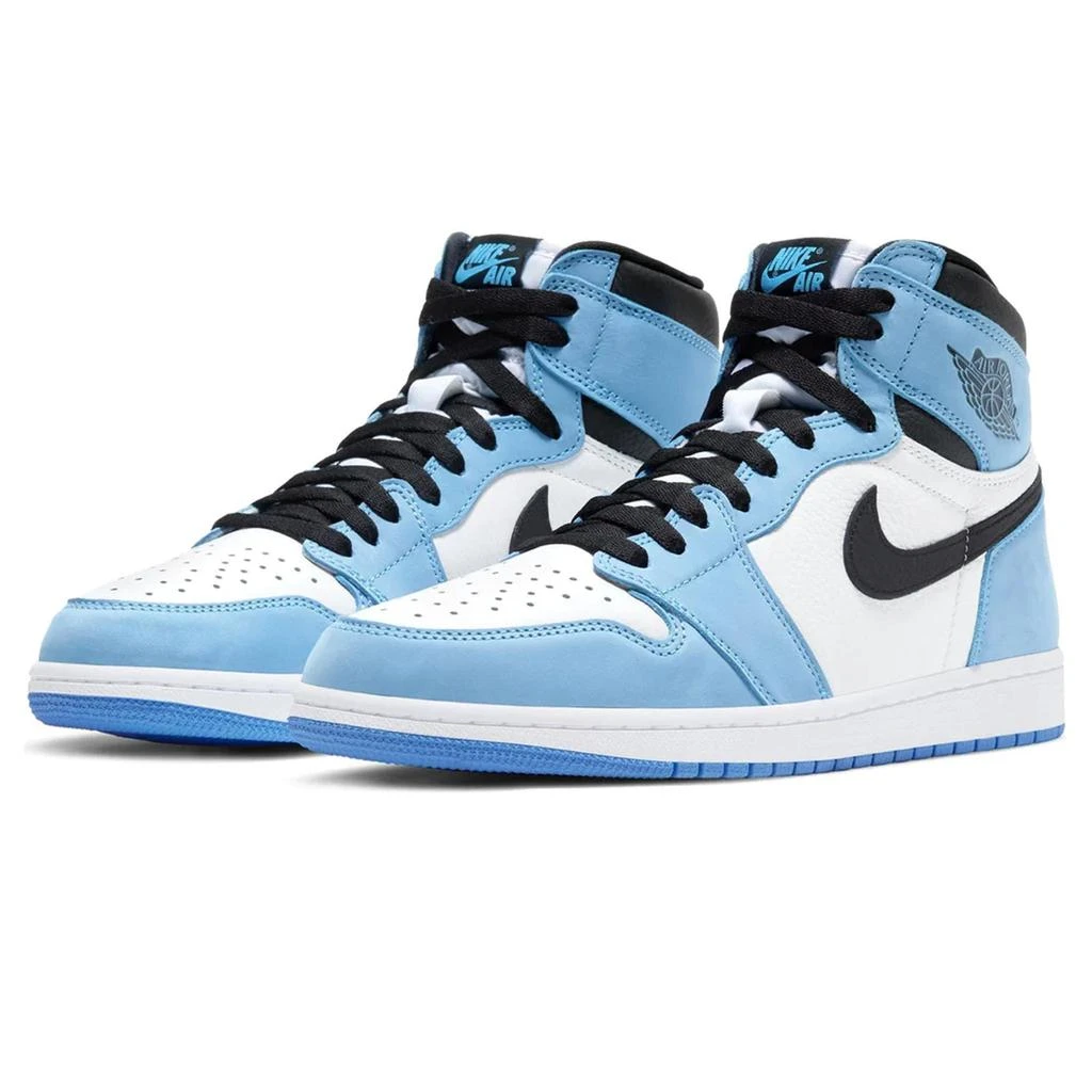 商品Jordan|Air Jordan 1 Retro High White UNC University Blue Black,价格¥2699,第2张图片详细描述