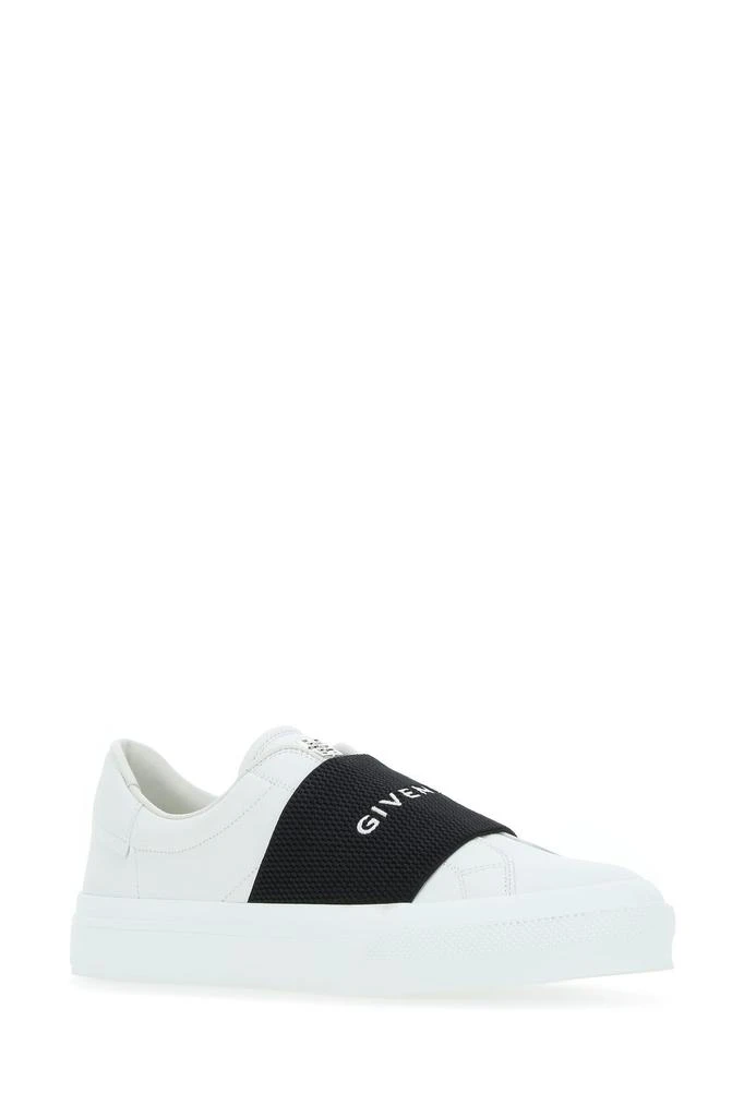 商品Givenchy|White leather New City slip ons,价格¥4512,第1张图片