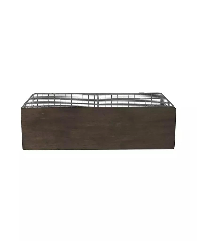 Vintage-like Living Wall Mount Cube Hook Station with Wood Shelf 商品