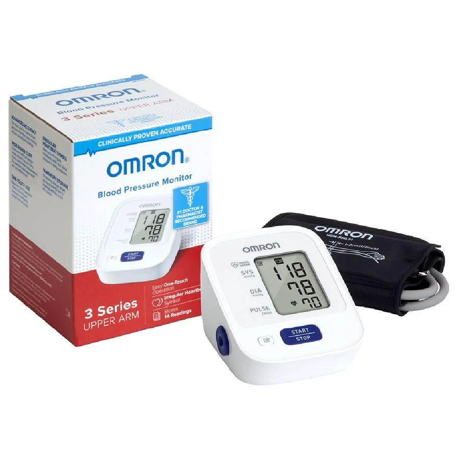 商品omron|3 Series Upper Arm Blood Pressure Monitor (BP7100),价格¥502,第2张图片详细描述