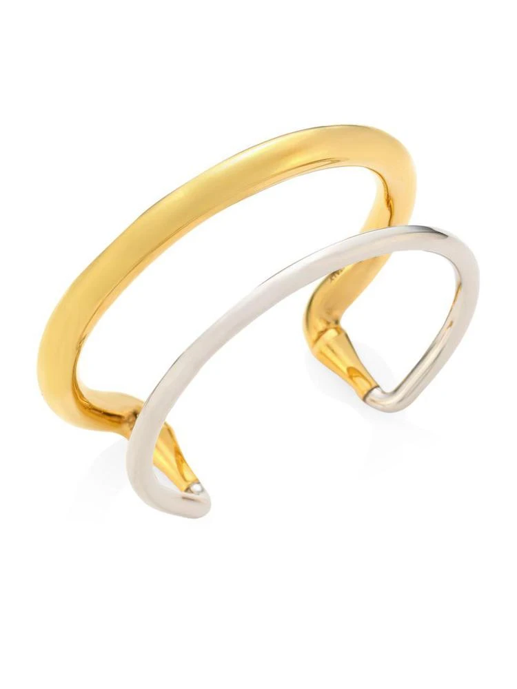 商品Alexander McQueen|Double Row Two-Tone Cuff,价格¥2962,第1张图片