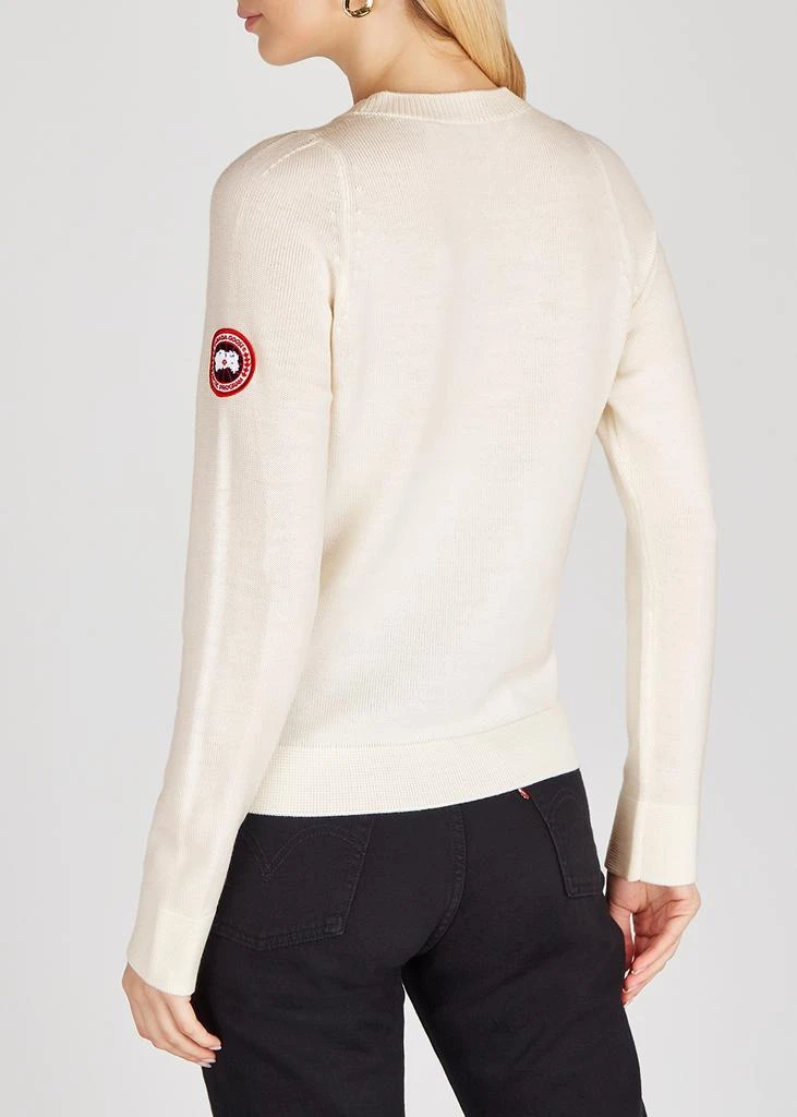 商品Canada Goose|Saturna off-white merino wool jumper,价格¥2592,第3张图片详细描述