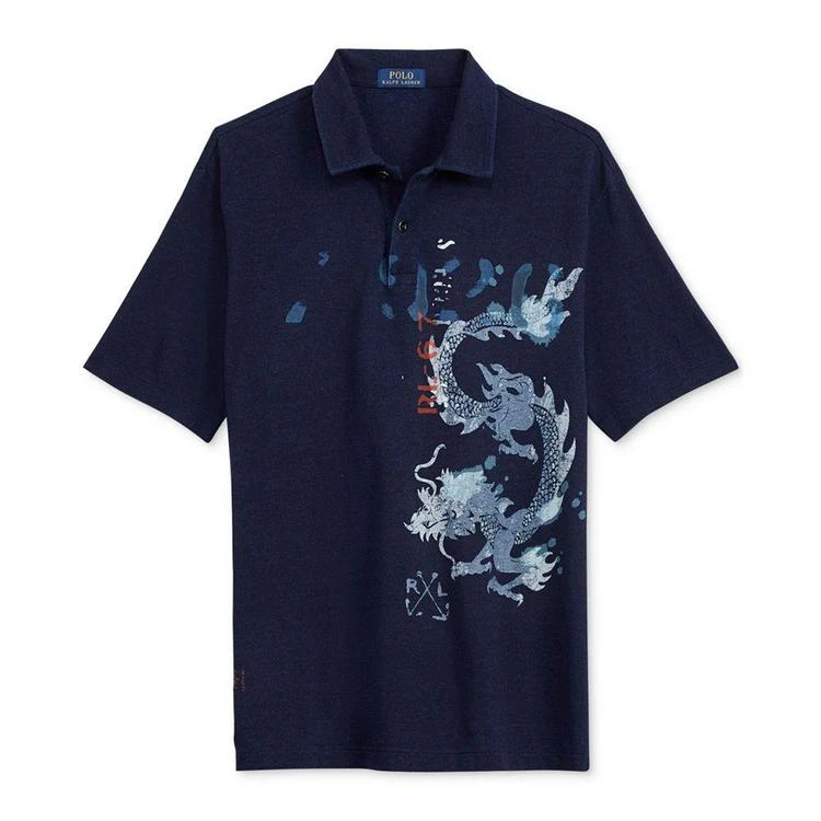 商品Ralph Lauren|Men's Big & Tall Classic Featherweight Polo Shirt,价格¥751,第4张图片详细描述