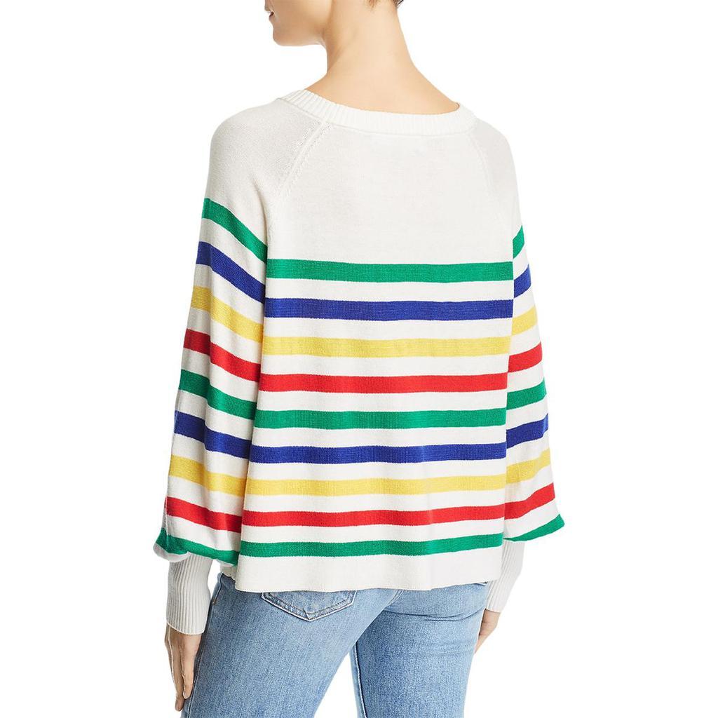 商品AQUA|Aqua Womens Knit Striped Pullover Sweater,价格¥83,第4张图片详细描述