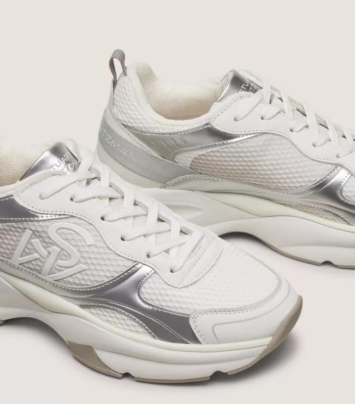 STUART WEITZMAN SWレスアッフトレナ SK267SWTRAINER CFGXME Stuart Weitzman SW TRAINER - Casual Shoes - BeyondStyle