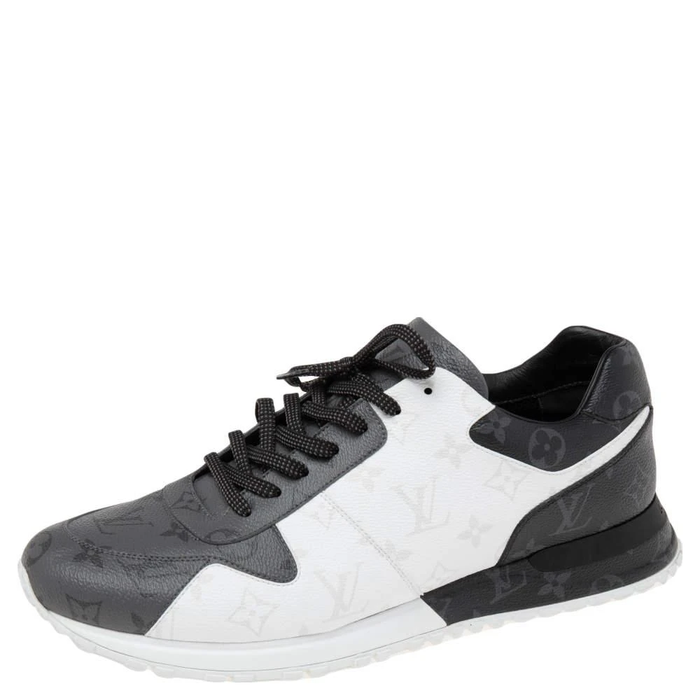 商品[二手商品] Louis Vuitton|Louis Vuitton Tricolor Monogram Canvas Run Away Sneakers Size 45,价格¥4643,第1张图片