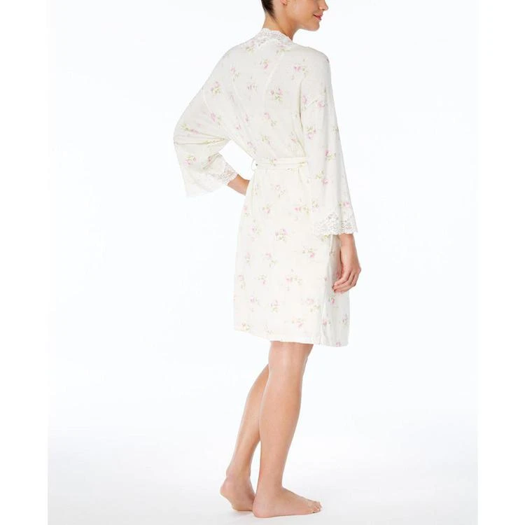 商品Ralph Lauren|Lace-Trimmed Knit Wrap Robe,价格¥415,第2张图片详细描述