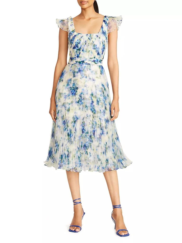 商品Theia|Miriam Pleated Dress,价格¥1117,第2张图片详细描述