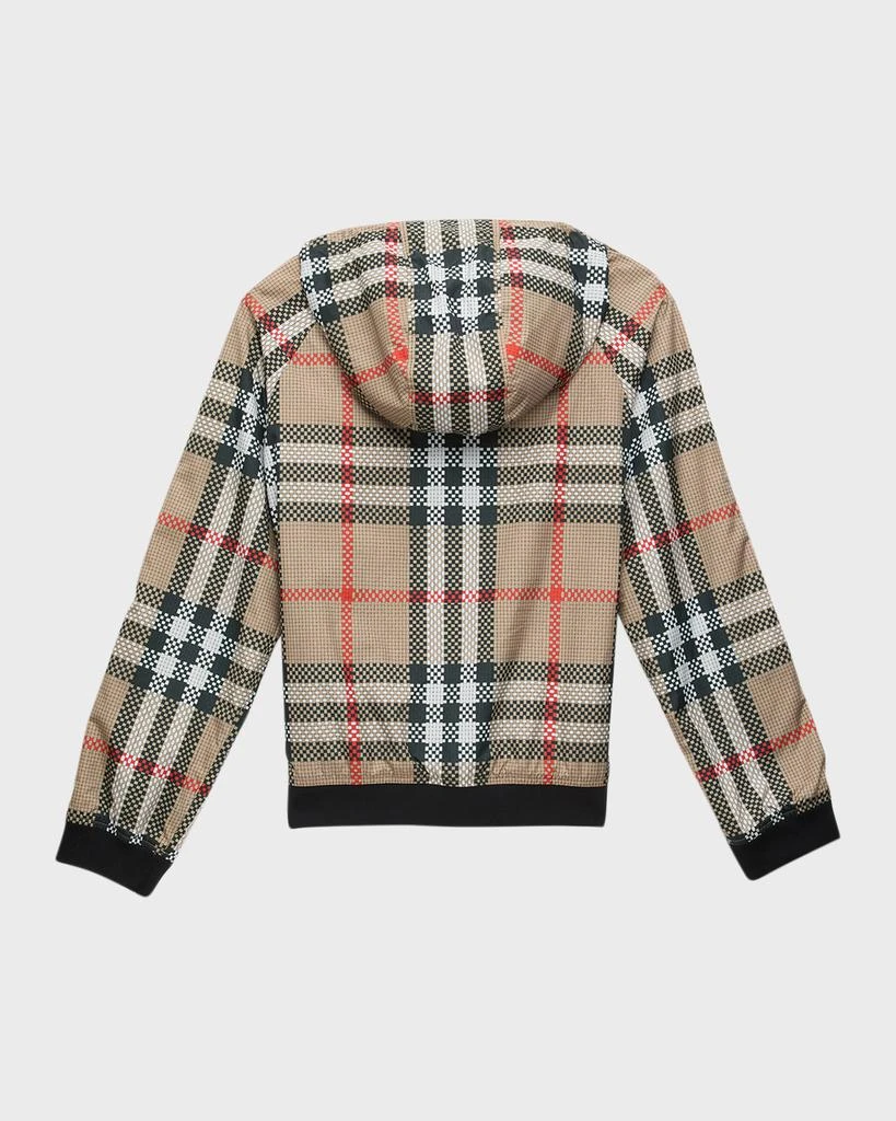 商品Burberry|Boy's Troy Check-Print Lightweight Jacket, Size 6-14,价格¥4879,第2张图片详细描述